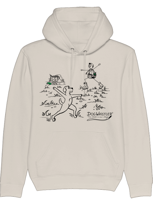 Unisex Bio-Hoodie Cruiser mit DOGWHISTLER Motiv "hands up"