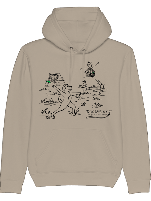 Unisex Bio-Hoodie Cruiser mit DOGWHISTLER Motiv "hands up"