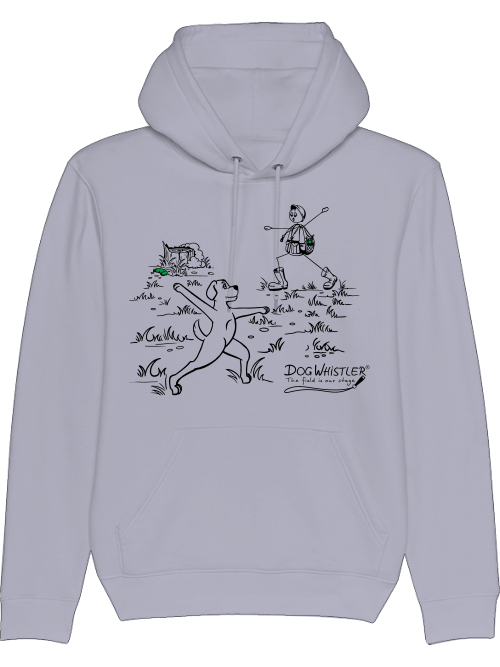 Unisex Bio-Hoodie Cruiser mit DOGWHISTLER Motiv "hands up"