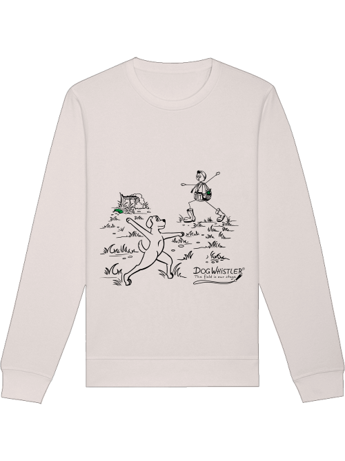 Unisex Sweatshirt Roller mit DOGWHISTLER Motiv "hands up"