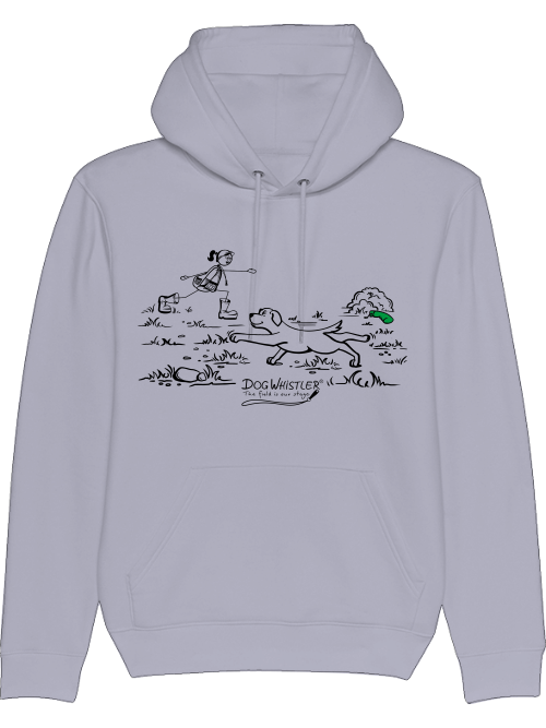 Bio-Unisex Hoodie Cruiser mit DOGWHISTLER Motiv "Stretching"