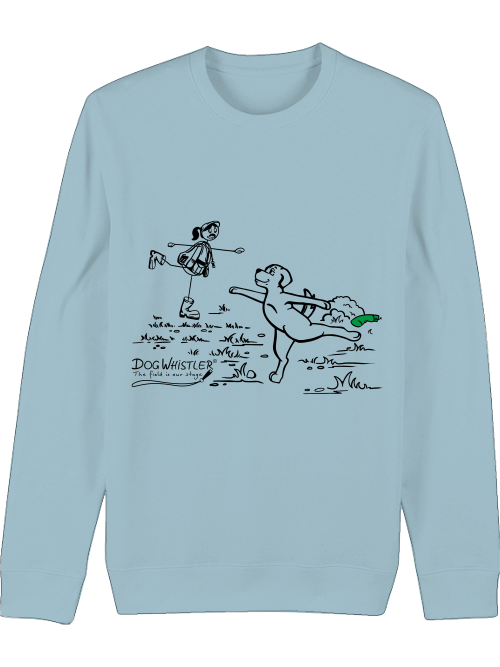 Basic UNISEX-BIO-Sweatshirt Changer körperbetont DOGWHISTLER Motiv "Schwanensee"