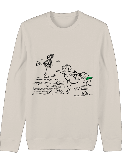 Basic UNISEX-BIO-Sweatshirt Changer körperbetont DOGWHISTLER Motiv "Schwanensee"