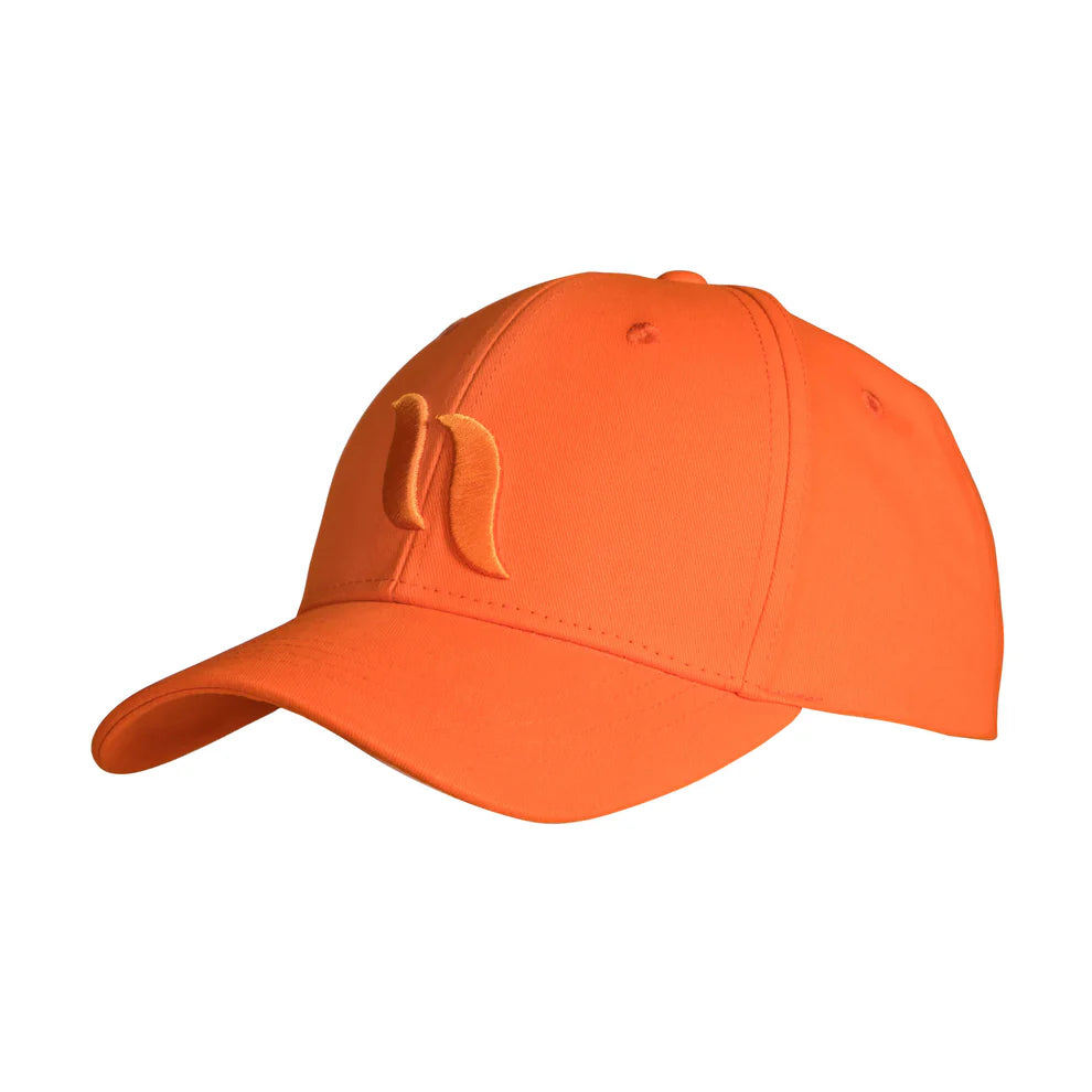 Back on Track Winged Cap in orange, olivgrün und schwarz