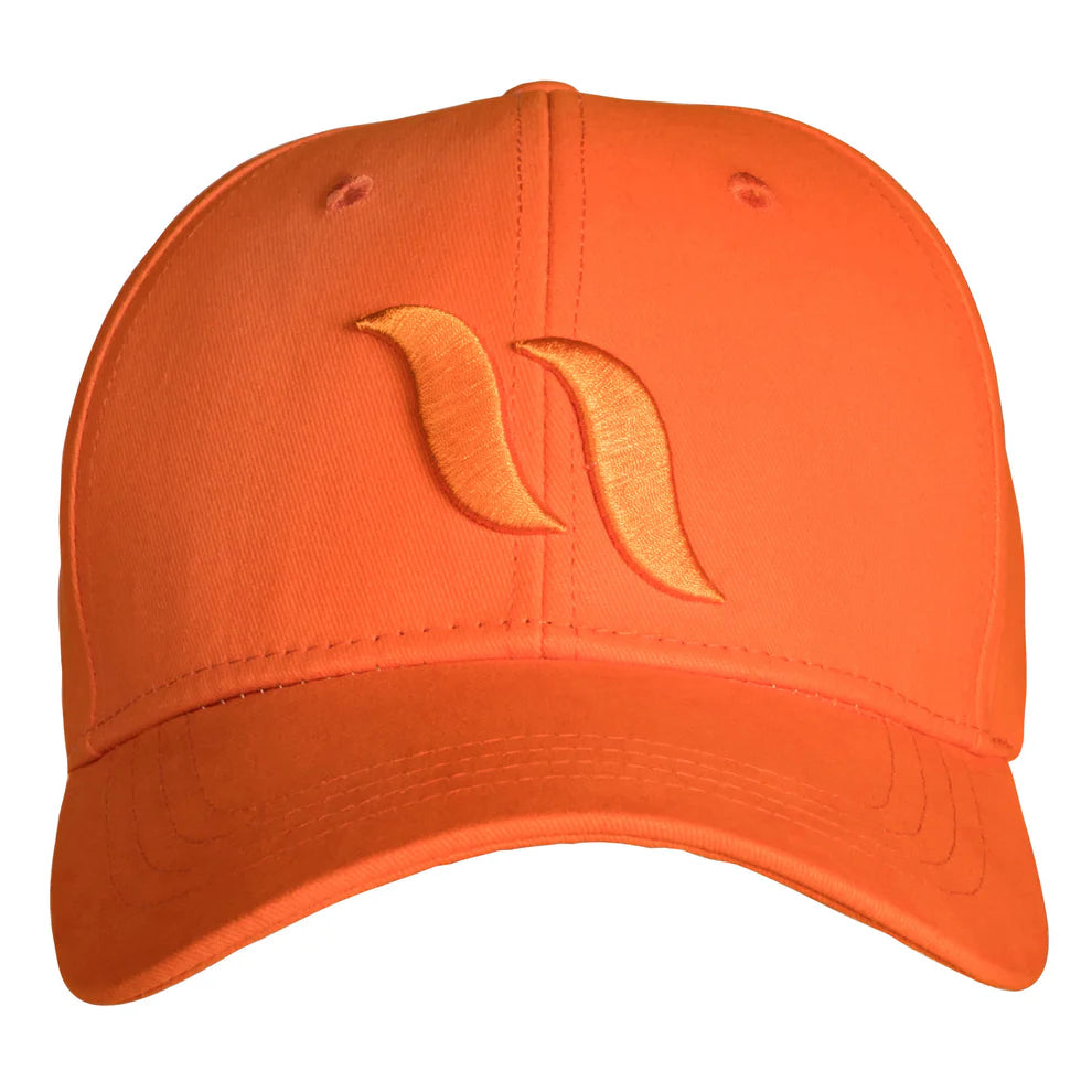 Back on Track Winged Cap in orange, olivgrün und schwarz
