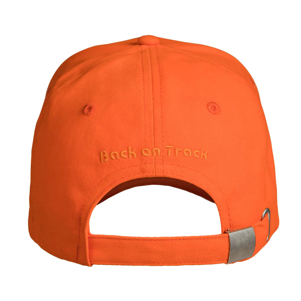 Back on Track Winged Cap in orange, olivgrün und schwarz