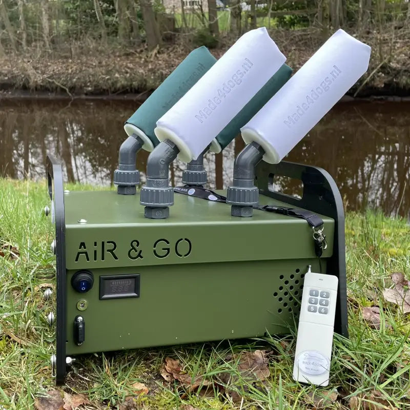 Einsteiger-Set Premium: Air&GO 4-Shooter Pro Dummylauncher