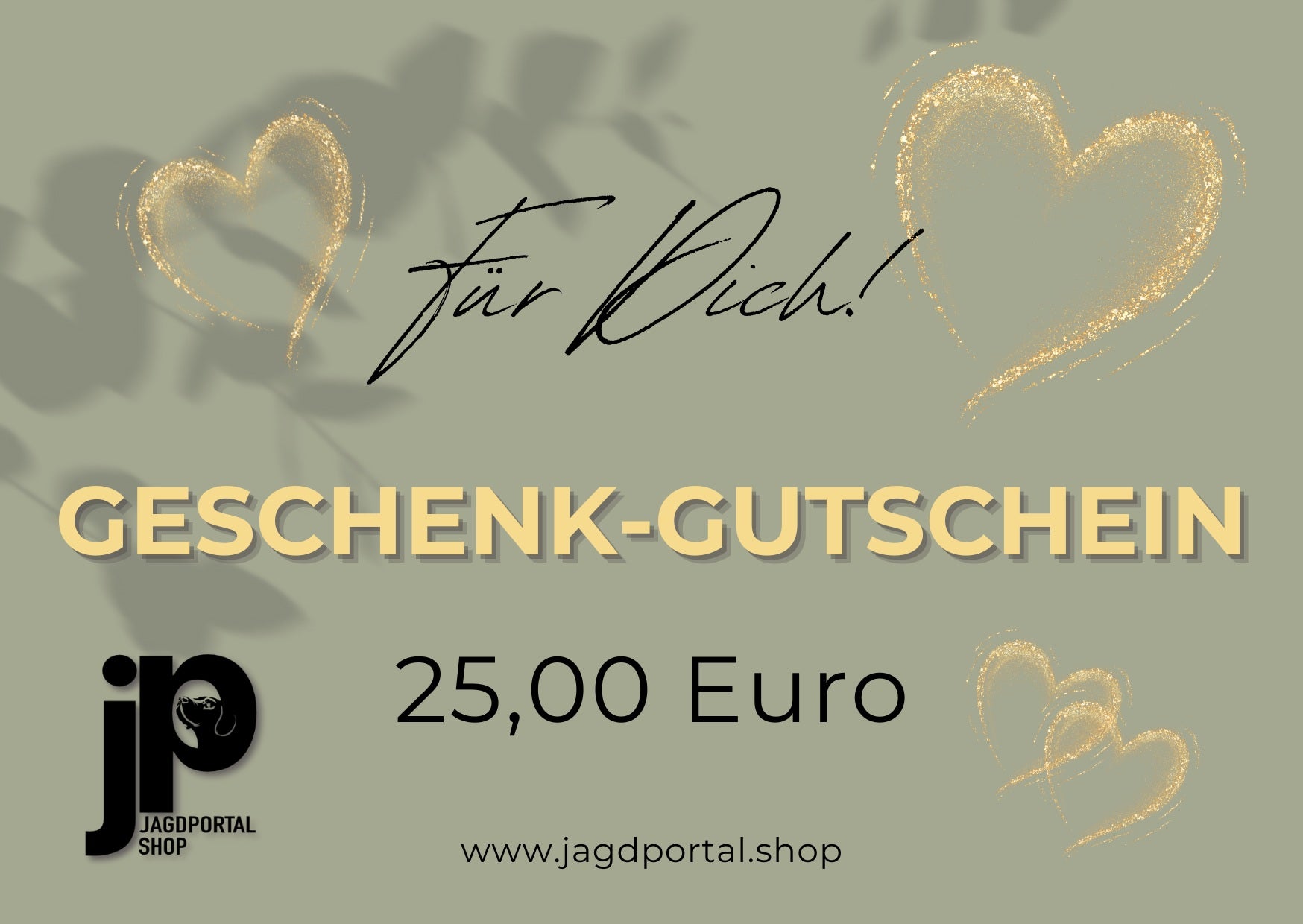 Freude verschenken mit einem Geschenk-Gutschein von www.jagdportal.shop