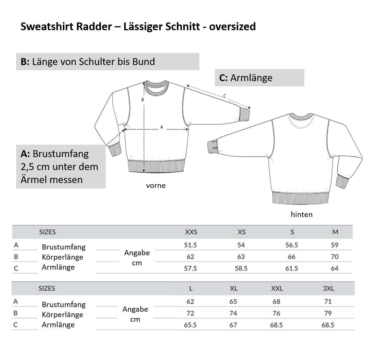 Basic UNISEX-Sweatshirt Radder mit lässiger Passform DOGWHISTLER Motiv NO!