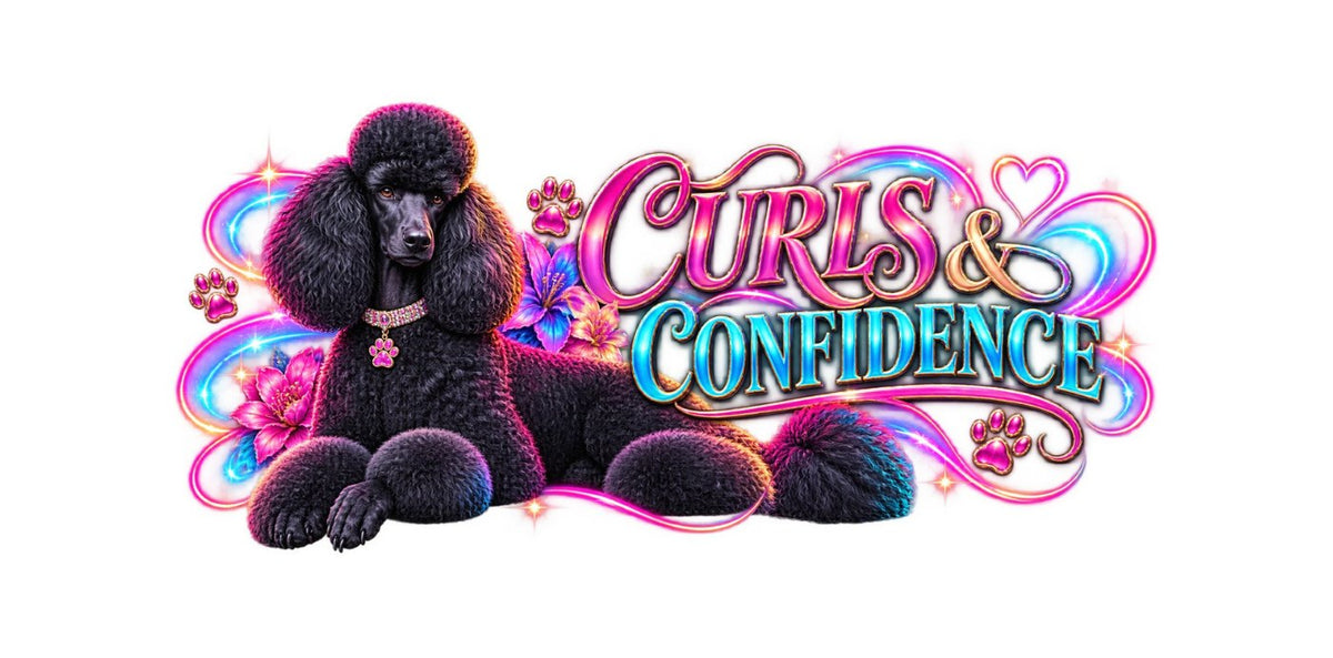 Motiv Curls & Confidence – kompletter Rundum-Druck der Tasse