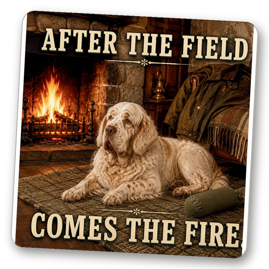 Untersetzer "After The Field Comes The Fire."