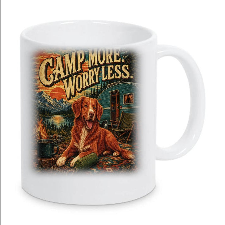 Kaffeetasse "Camp More. Worry Less."
