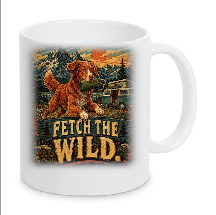 Kaffeetasse "Fetch The Wild."