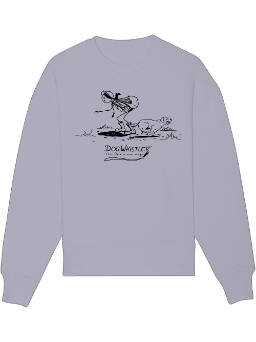 Basic UNISEX-Sweatshirt Radder mit lässiger Passform DOGWHISTLER Motiv uuups