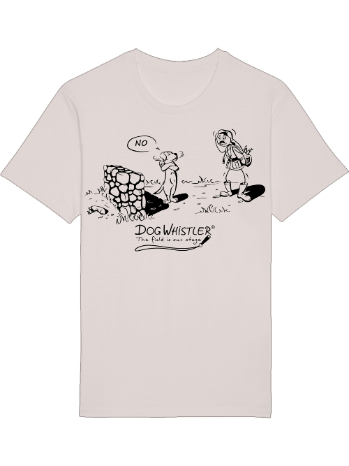 Unisex T-Shirt Rocker mit DOGWHISTLER Motiv "NO" Größe XS bis 5XL