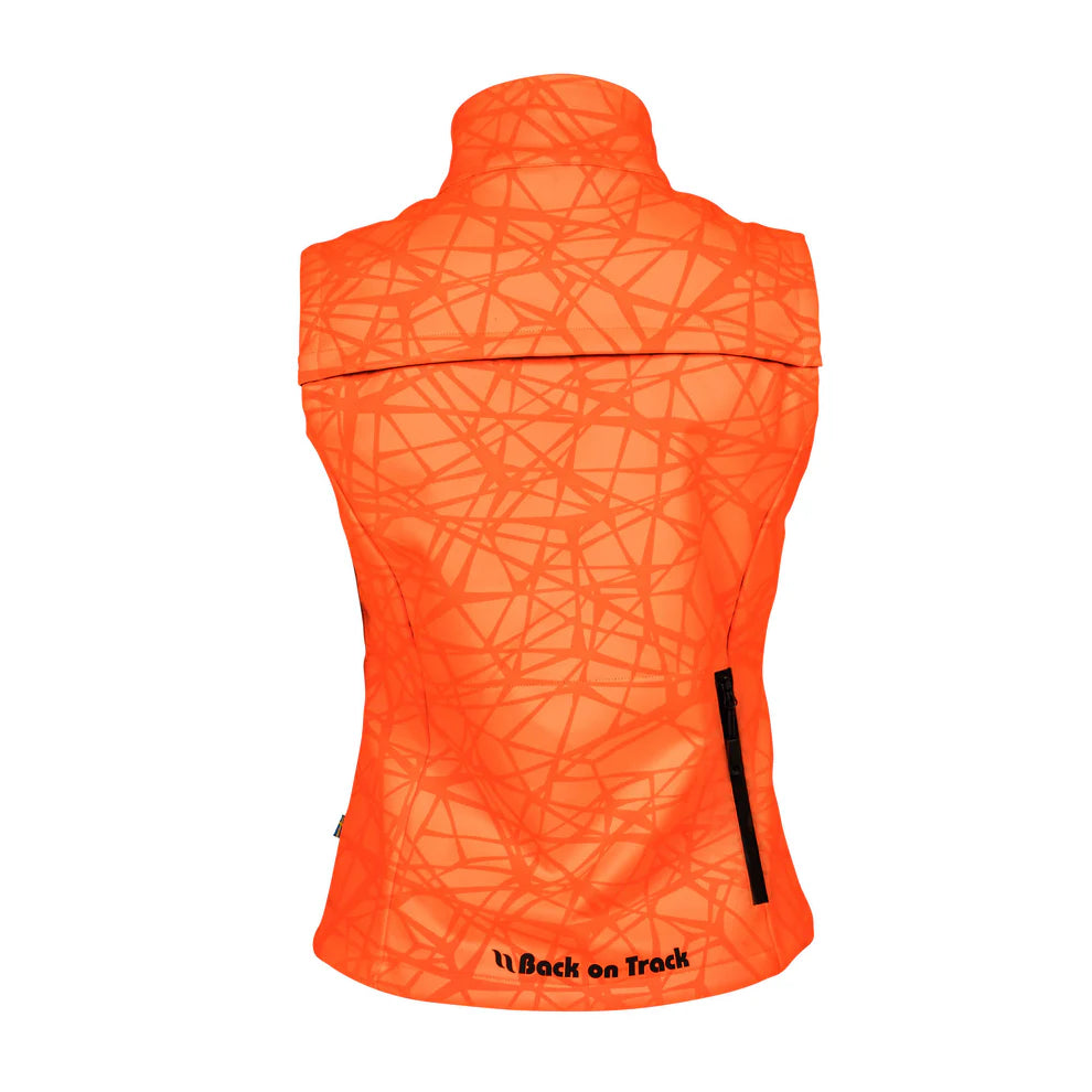 Outdoor-Damenweste "Flash" mit Iontex®️ Fleece gefüttert in orange