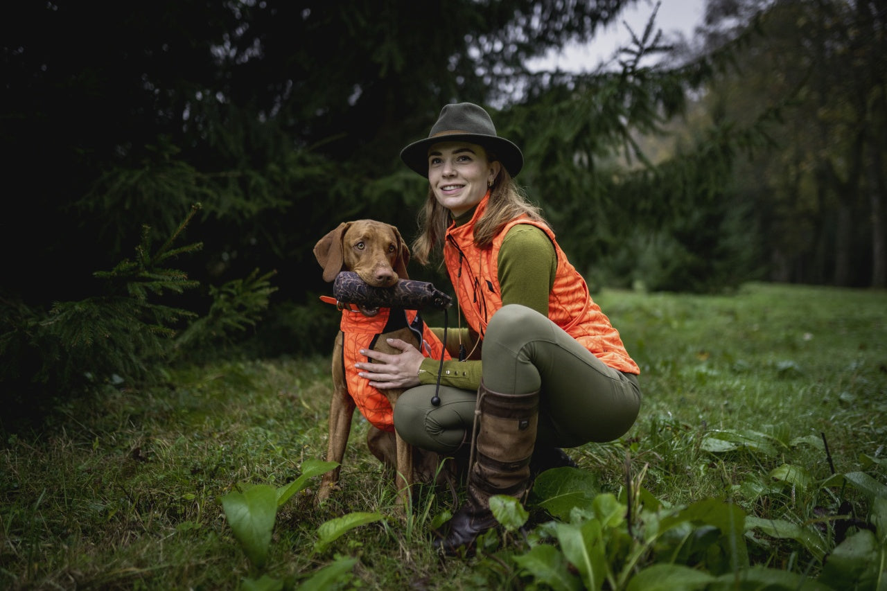 Outdoor-Damenweste "Flash" mit Iontex®️ Fleece gefüttert in orange