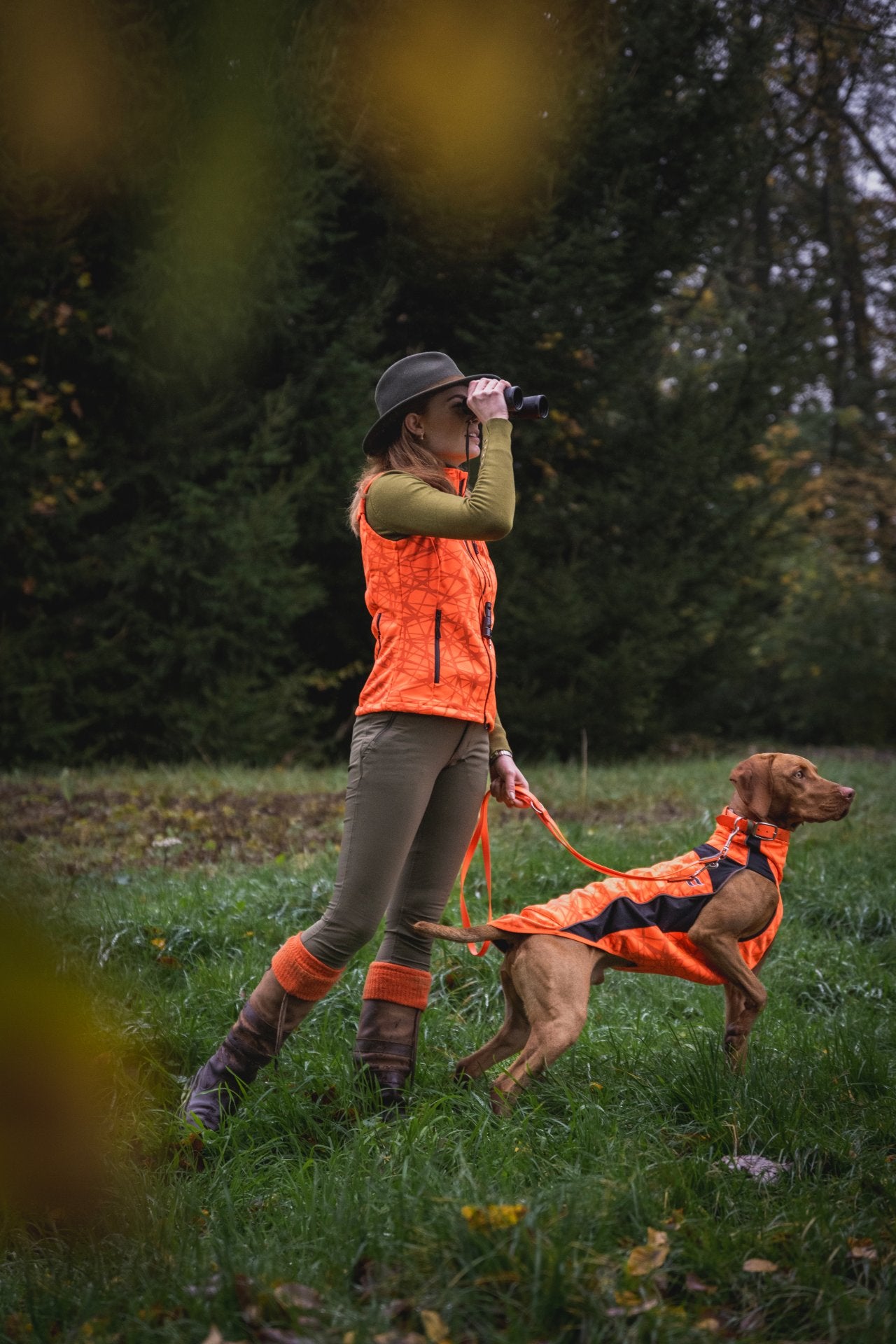Outdoor-Damenweste "Flash" mit Iontex®️ Fleece gefüttert in orange