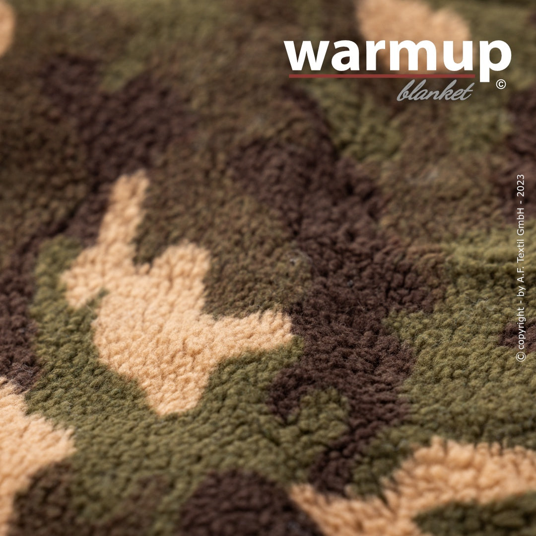 Outdoor Hundedecke warmup© BLANKET "BIG" -camouflage - zusammenrollbar mit Tragegurt (Kopie)