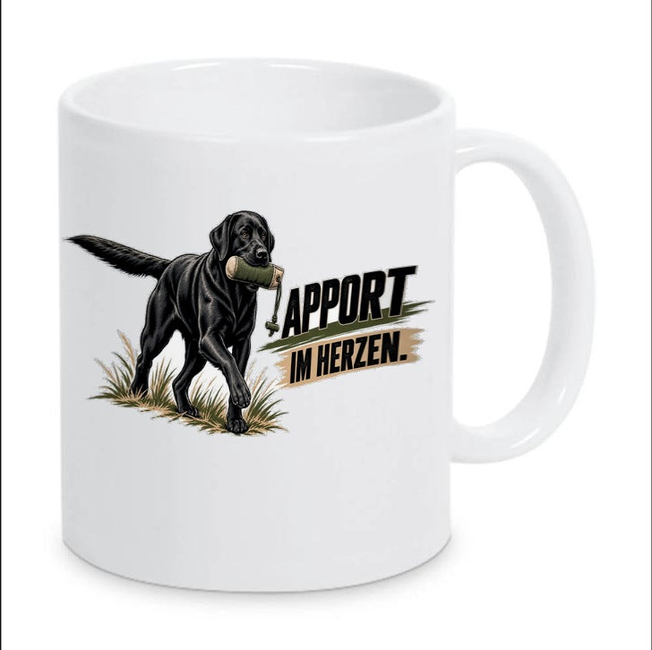 Kaffeetasse "Apport im Herzen."