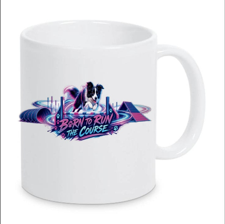 Kaffeetasse "Born to Run the Course"