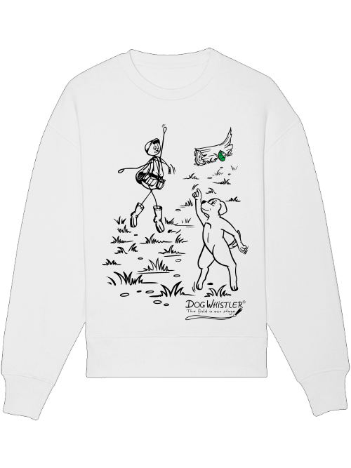 Basic UNISEX-Sweatshirt Radder mit lässiger Passform DOGWHISTLER Motiv "Saturday Night Fever"